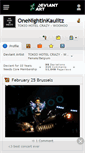 Mobile Screenshot of onenightinkaulitz.deviantart.com