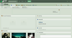 Desktop Screenshot of kiiblade.deviantart.com