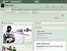 Tablet Screenshot of i-miss-u-now.deviantart.com
