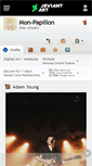 Mobile Screenshot of mon-papillon.deviantart.com