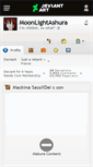 Mobile Screenshot of moonlightashura.deviantart.com