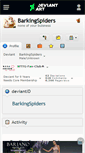 Mobile Screenshot of barkingspiders.deviantart.com