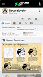Mobile Screenshot of decoralovely.deviantart.com