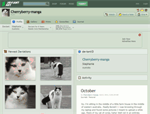 Tablet Screenshot of cherryberry-manga.deviantart.com