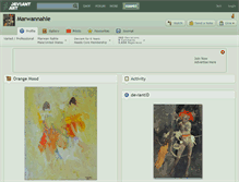 Tablet Screenshot of marwannahle.deviantart.com