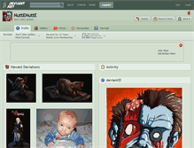 Tablet Screenshot of nuttenutte.deviantart.com