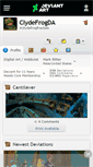 Mobile Screenshot of clydefrogda.deviantart.com