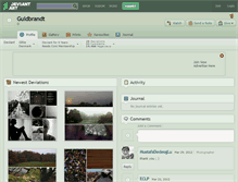 Tablet Screenshot of guldbrandt.deviantart.com