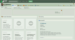 Desktop Screenshot of cp-believer.deviantart.com