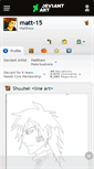 Mobile Screenshot of matt-15.deviantart.com