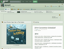 Tablet Screenshot of daneault.deviantart.com