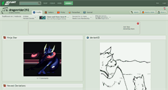 Desktop Screenshot of dragonrider292.deviantart.com