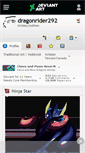 Mobile Screenshot of dragonrider292.deviantart.com