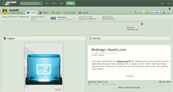 Desktop Screenshot of musett.deviantart.com