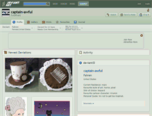Tablet Screenshot of captain-awful.deviantart.com