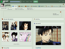 Tablet Screenshot of layshaly.deviantart.com