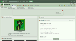 Desktop Screenshot of kirosrazer.deviantart.com