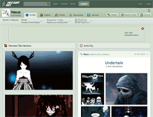 Tablet Screenshot of nasuo.deviantart.com