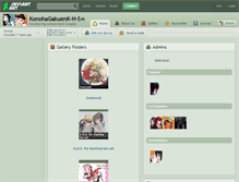 Tablet Screenshot of konohagakuenk-h-s.deviantart.com