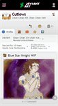 Mobile Screenshot of cutlows.deviantart.com