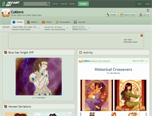 Tablet Screenshot of cutlows.deviantart.com