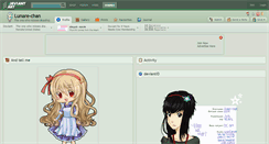 Desktop Screenshot of lunare-chan.deviantart.com