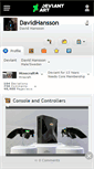 Mobile Screenshot of davidhansson.deviantart.com