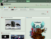 Tablet Screenshot of davidhansson.deviantart.com