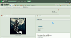 Desktop Screenshot of handbell.deviantart.com