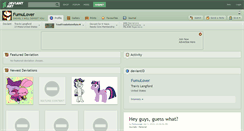 Desktop Screenshot of fumulover.deviantart.com