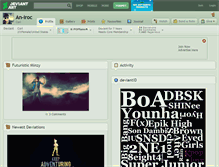 Tablet Screenshot of an-iroc.deviantart.com