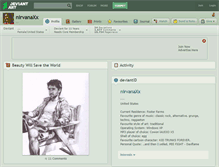 Tablet Screenshot of nirvanaxx.deviantart.com