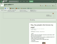 Tablet Screenshot of game-addict111.deviantart.com