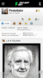 Mobile Screenshot of piratebabe.deviantart.com