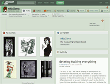 Tablet Screenshot of nikkizorra.deviantart.com