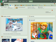 Tablet Screenshot of nafady.deviantart.com