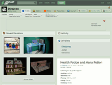 Tablet Screenshot of diedavez.deviantart.com