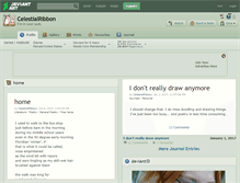 Tablet Screenshot of celestialribbon.deviantart.com