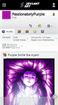 Mobile Screenshot of passionatelypurple.deviantart.com