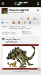 Mobile Screenshot of chaseyoungclub.deviantart.com