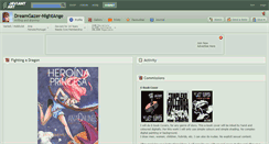 Desktop Screenshot of dreamgazer-nightange.deviantart.com