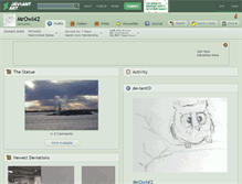 Tablet Screenshot of mrowl42.deviantart.com
