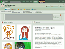 Tablet Screenshot of loveisangerness.deviantart.com