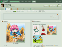 Tablet Screenshot of murausagi.deviantart.com