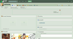 Desktop Screenshot of cooliceman.deviantart.com