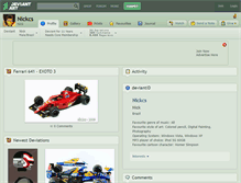 Tablet Screenshot of nickcs.deviantart.com