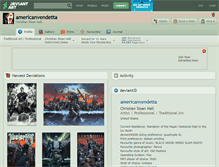 Tablet Screenshot of americanvendetta.deviantart.com