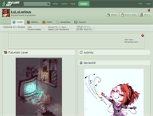 Tablet Screenshot of lululucious.deviantart.com