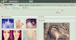 Desktop Screenshot of honey-vinegar.deviantart.com