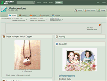 Tablet Screenshot of lifesimpressions.deviantart.com